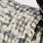 Chanel Tweed Camellia Bowler Bag DSHW