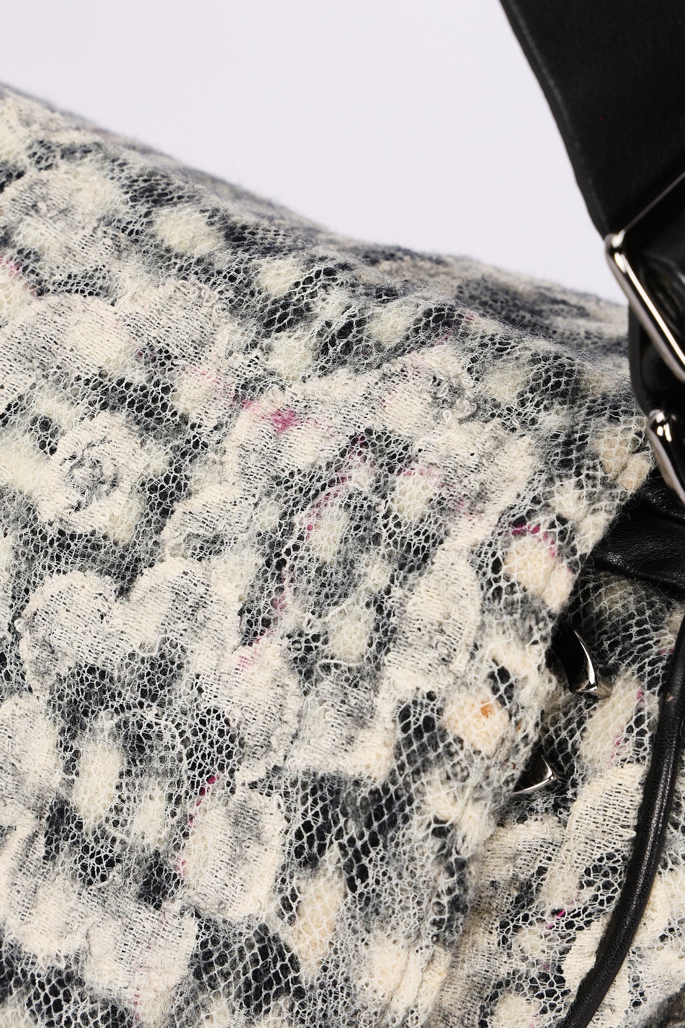 Chanel Tweed Camellia Bowler Bag DSHW