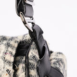 Chanel Tweed Camellia Bowler Bag DSHW