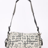 Chanel Tweed Camellia Bowler Bag 2005 DSHW