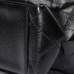 Chanel Quarter Single Flap Black Caviar 24K GP