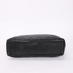 Chanel Quarter Single Flap Black Caviar 24K GP