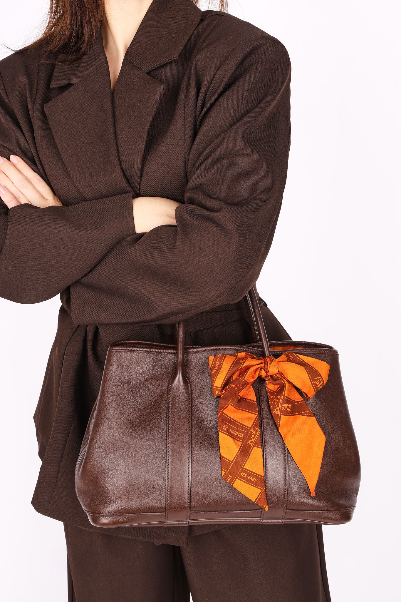 Hermès Bolduc Twilly Garden Party 30 (color + leather)