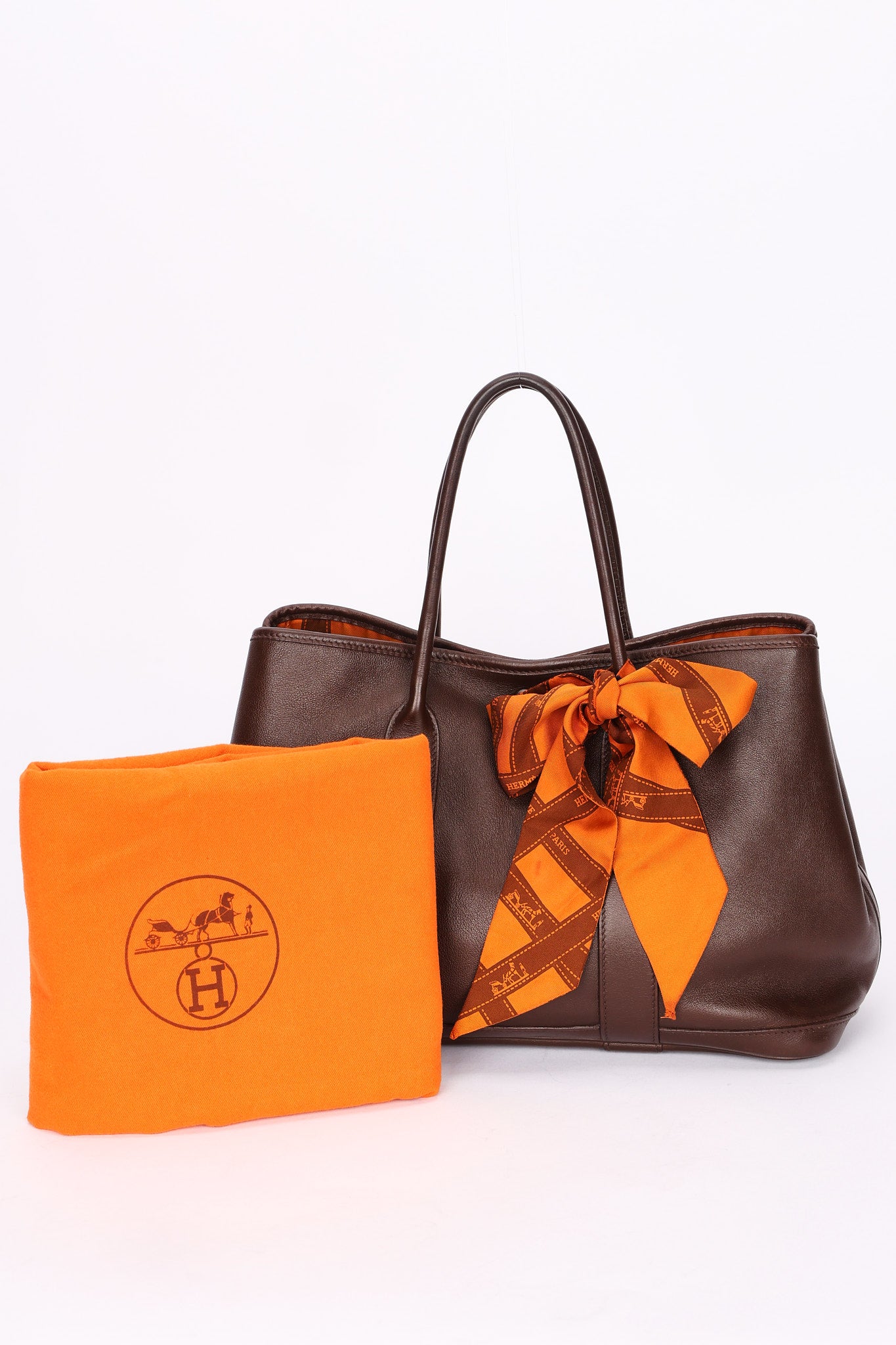 Hermès Bolduc Twilly Garden Party 30 (color + leather)