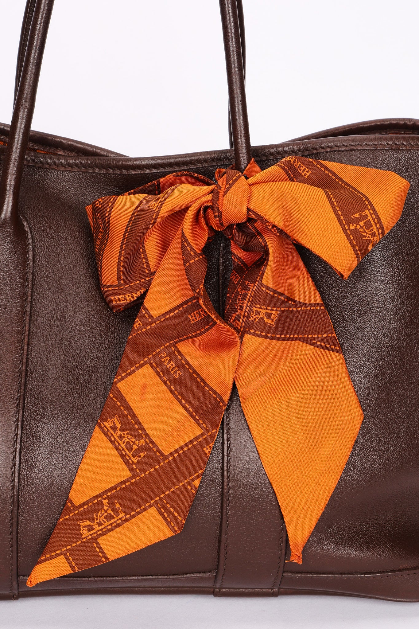 Hermès Bolduc Twilly Garden Party 30 (color + leather)