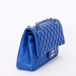 Chanel Small Classic Double Flap Cobalt Blue Lambskin SHW