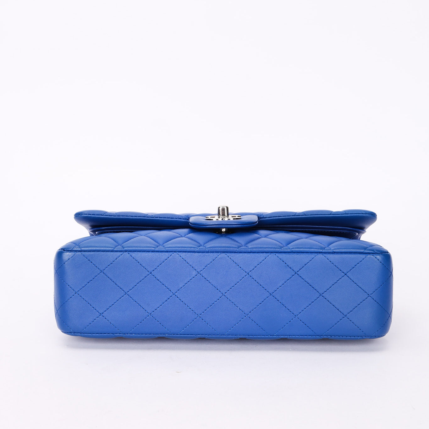 Chanel Small Classic Double Flap Cobalt Blue Lambskin SHW