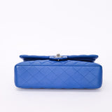 Chanel Small Classic Double Flap Cobalt Blue Lambskin SHW