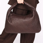 Bottega Veneta Large Intrecciato Hobo Chocolate Brown