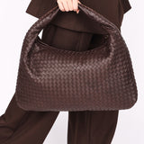 Bottega Veneta Large Intrecciato Hobo Chocolate Brown
