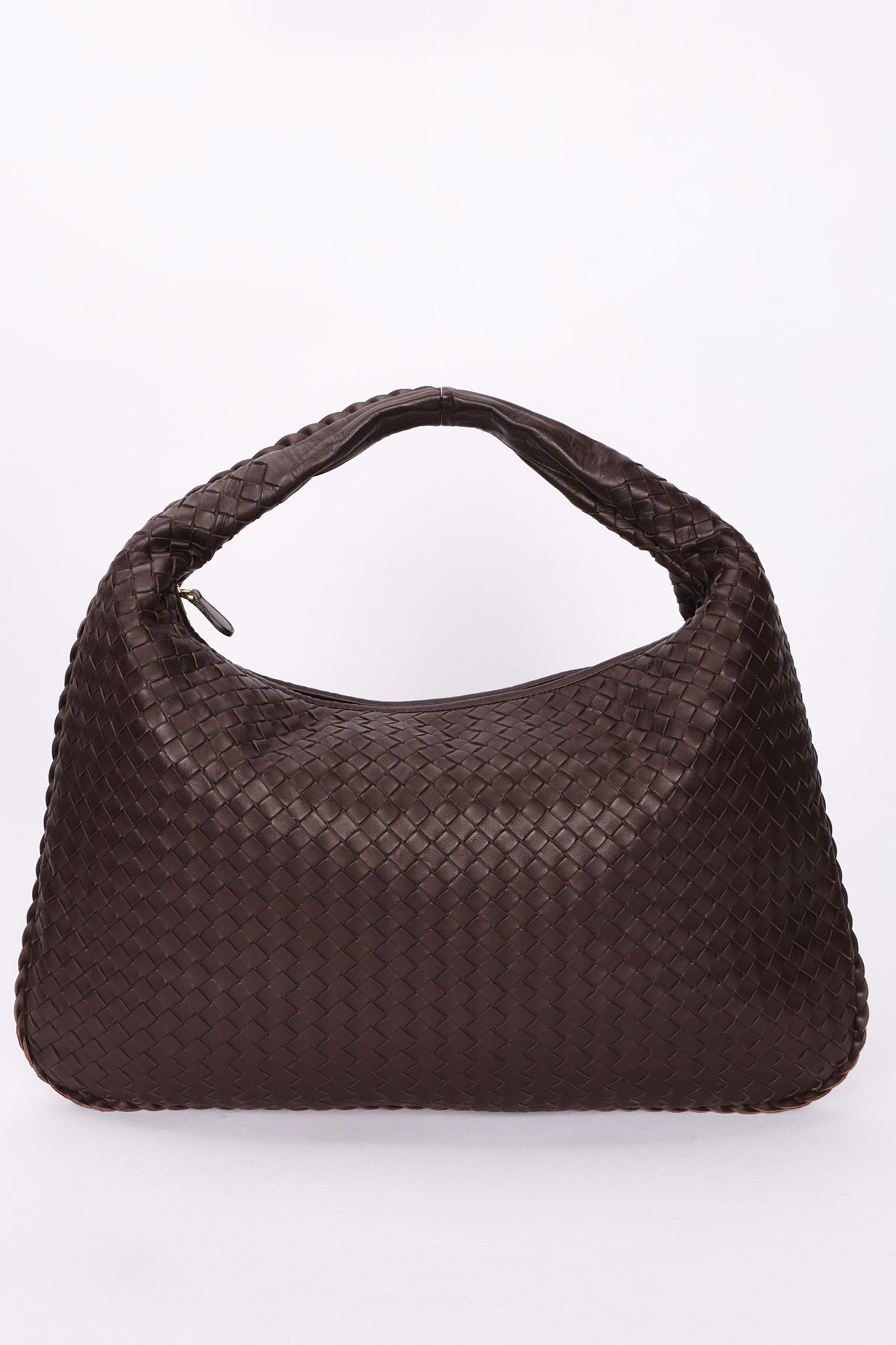 Bottega Veneta Large Intrecciato Hobo Chocolate Brown