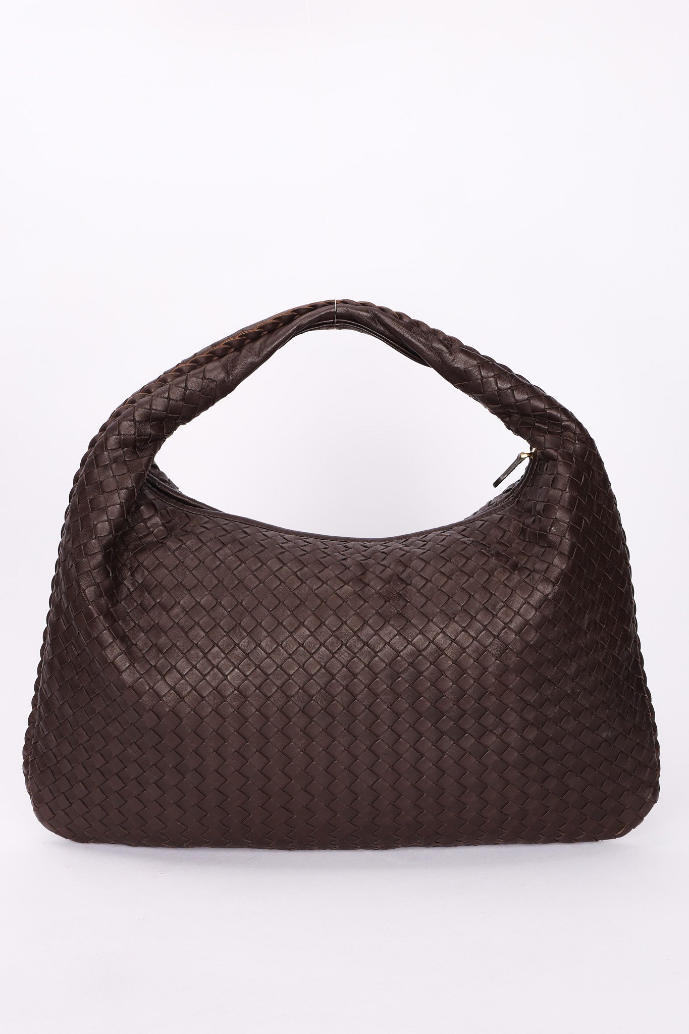 Bottega Veneta Large Intrecciato Hobo Chocolate Brown