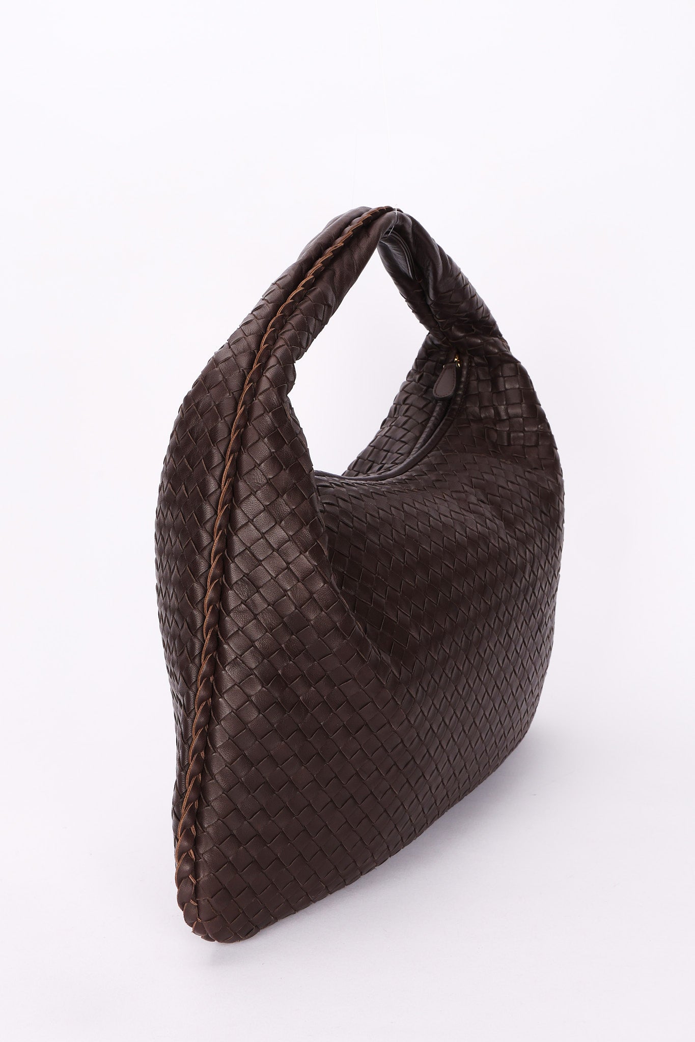 Bottega Veneta Large Intrecciato Hobo Chocolate Brown