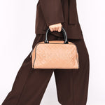 Chanel Mini Bowler Bag Dusty Pink Caviar BSHW