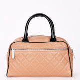 Chanel Mini Bowler Bag Nude 2001 BSHW