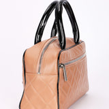 Chanel Mini Bowler Bag Nude 2001 BSHW