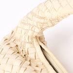 Bottega Veneta Small Intrecciato Hobo White