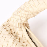 Bottega Veneta Small Intrecciato Hobo White