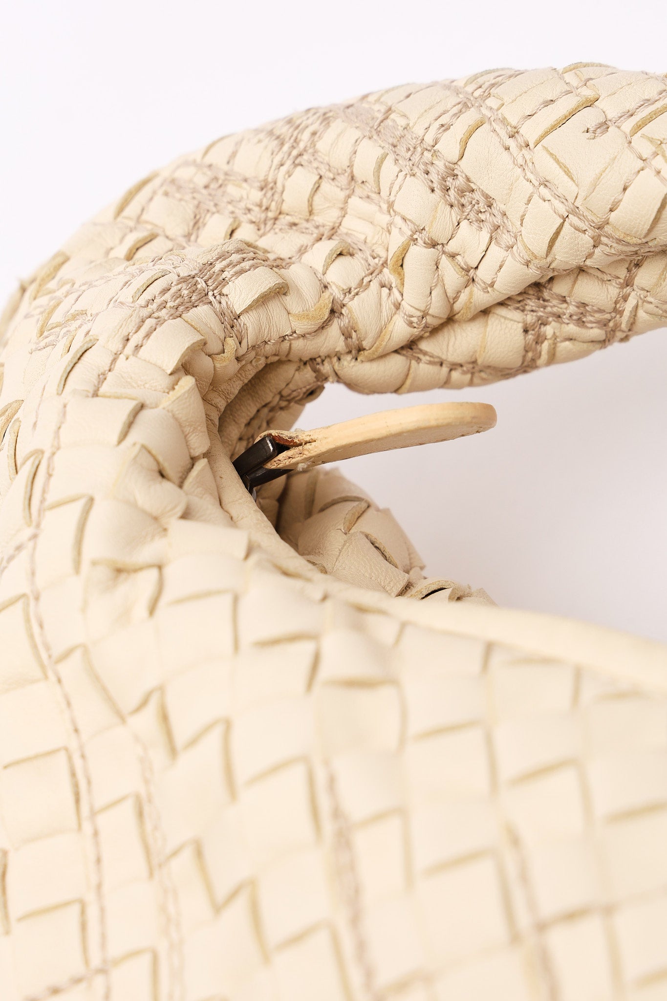 Bottega Veneta Small Intrecciato Hobo White