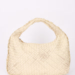 Bottega Veneta Small Intrecciato Hobo White