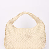 Bottega Veneta Small Intrecciato Hobo White