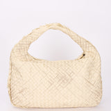 Bottega Veneta Small Intrecciato Hobo White