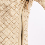 Bottega Veneta Small Intrecciato Hobo White
