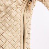 Bottega Veneta Small Intrecciato Hobo White