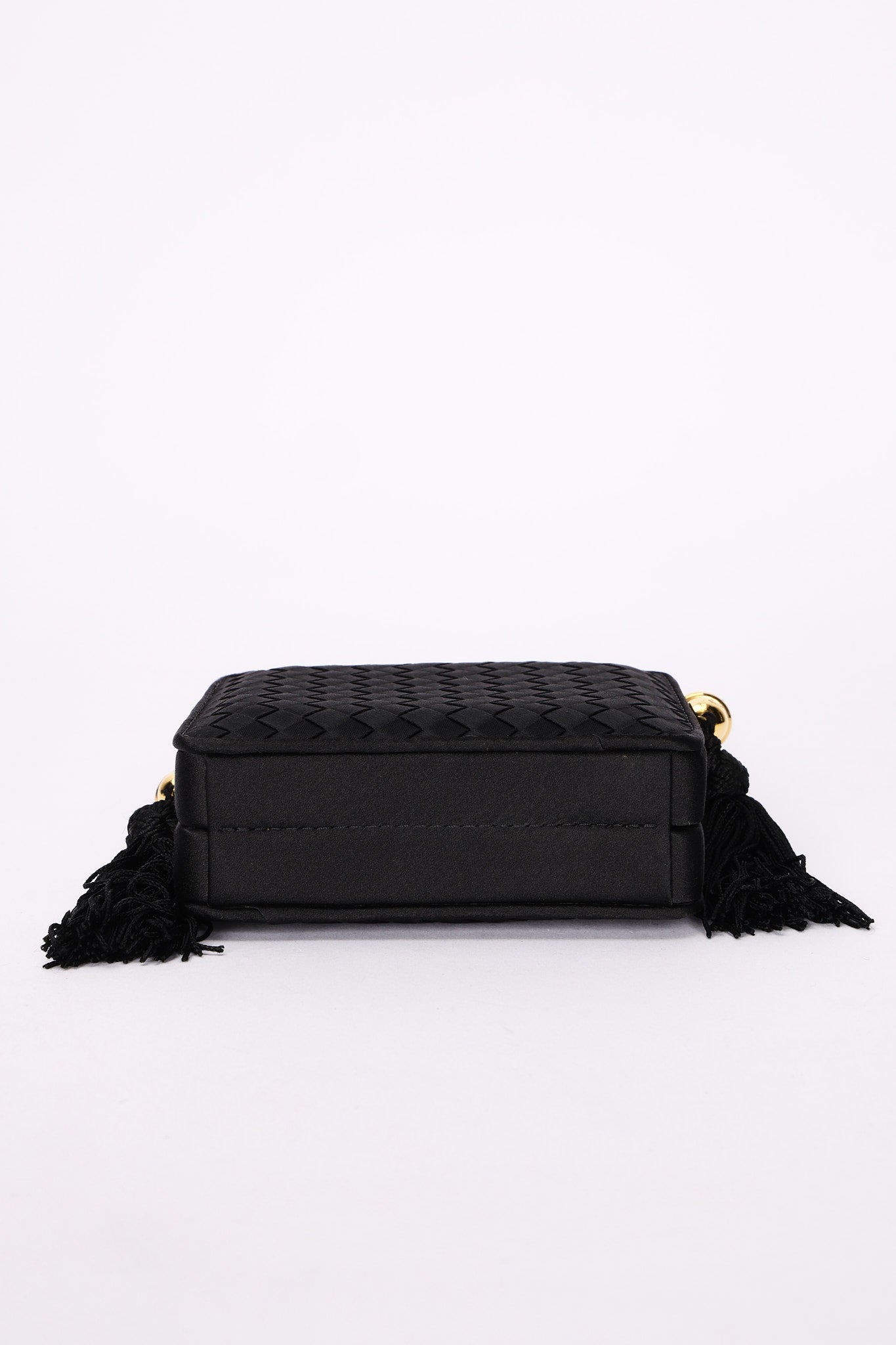 Bottega Veneta Mini Satin Tassel Bag