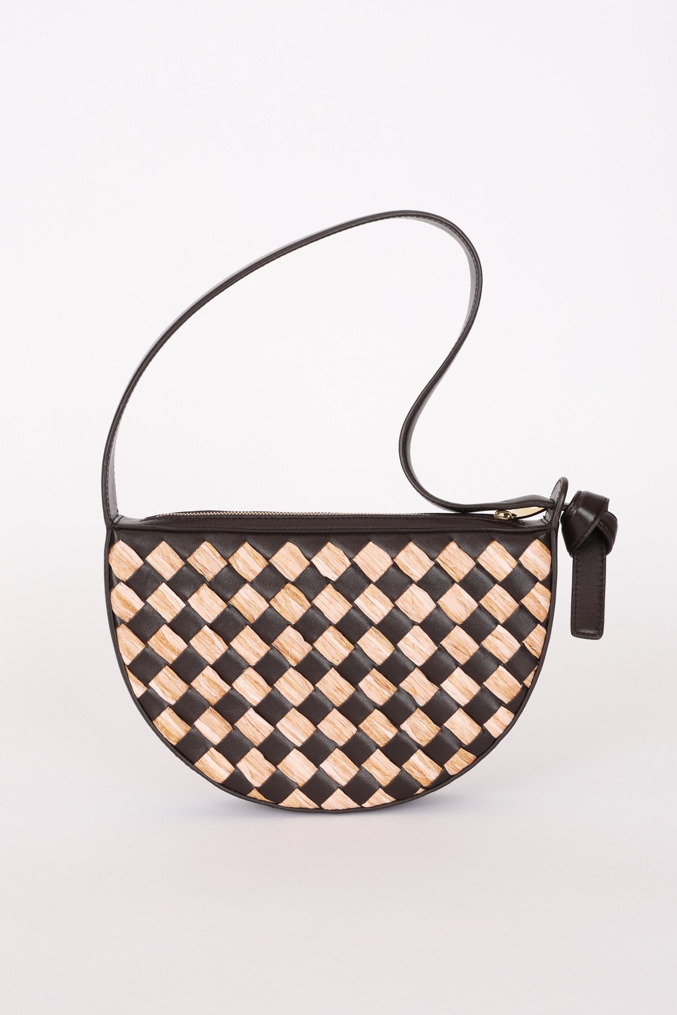 Limited Edition Bottega Veneta Sunrise Bag Fondant Intrecciato and Natural Raffia
