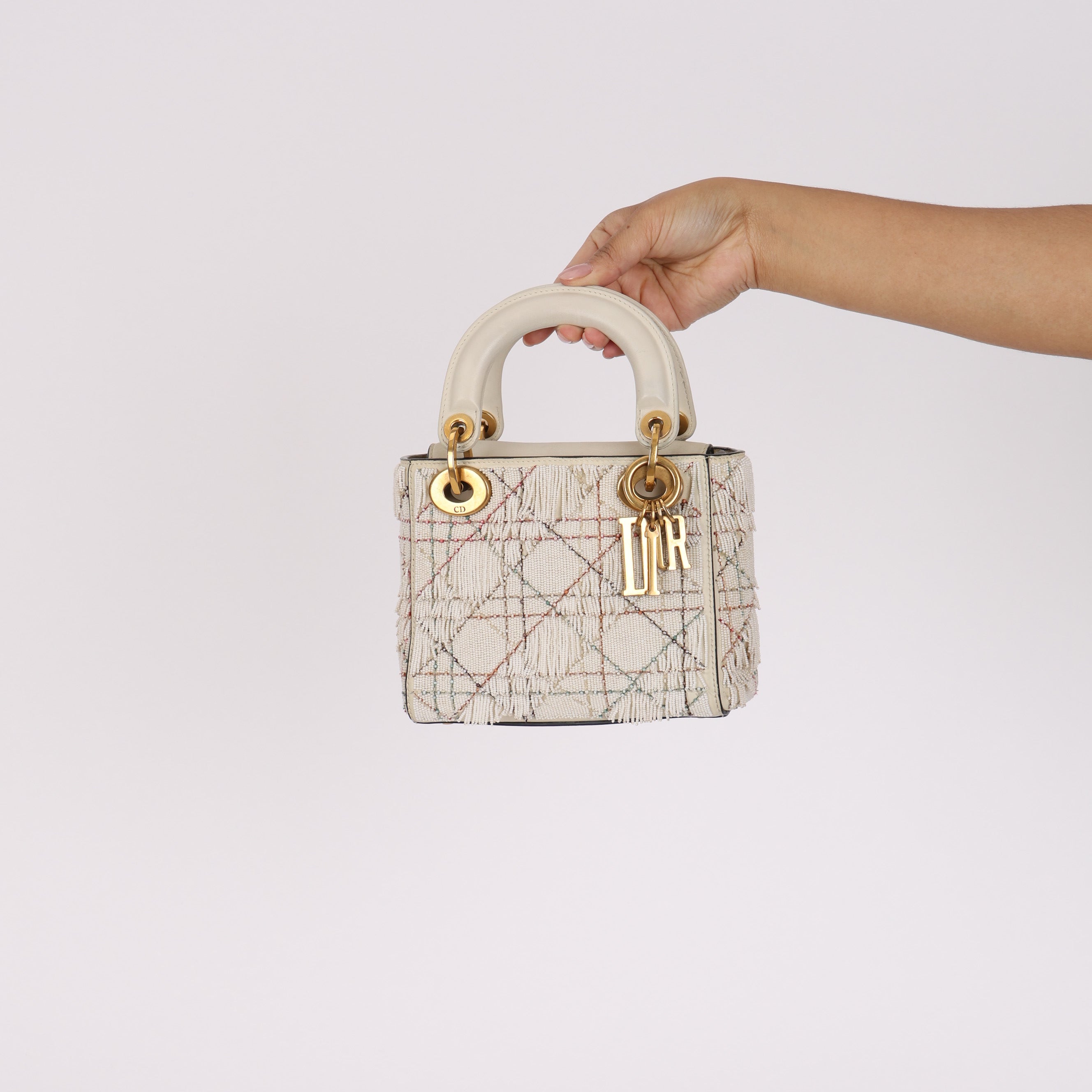 Dior Beaded Fringe Mini Lady