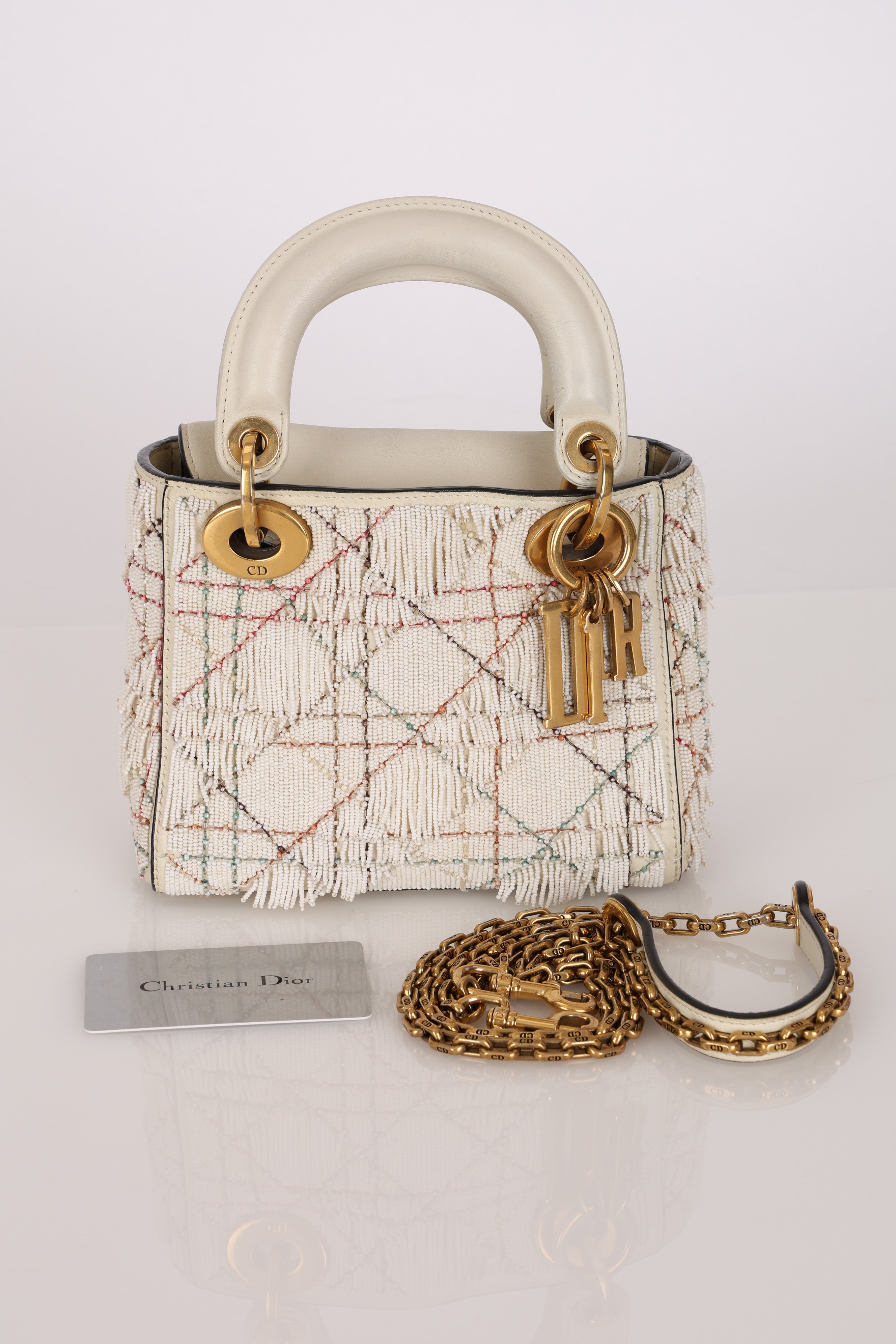 Dior Beaded Fringe Mini Lady
