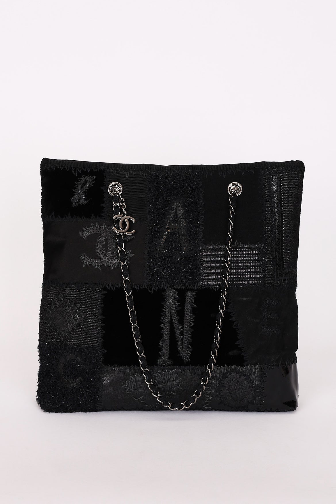 Limited Edition Chanel Patchwork Tote Black 2017 DSHW