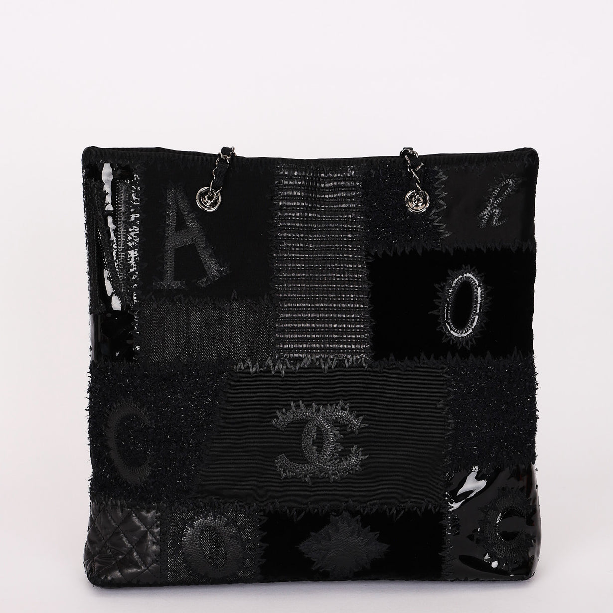 Limited Edition Chanel Patchwork Tote Black 2017 DSHW