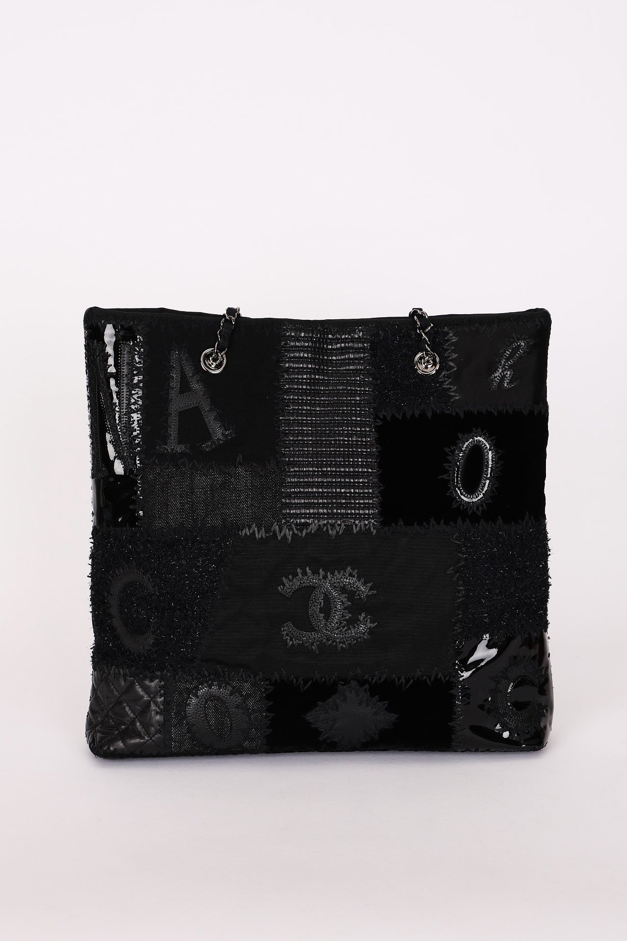 Limited Edition Chanel Patchwork Tote Black 2017 DSHW