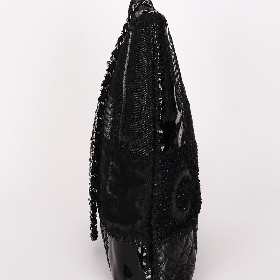 Limited Edition Chanel Patchwork Tote Black 2017 DSHW
