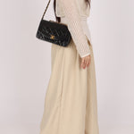 Chanel Small Diana Flap Black Lambskin 24K GP