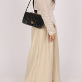 Chanel Small Diana Flap Black Lambskin 24K GP