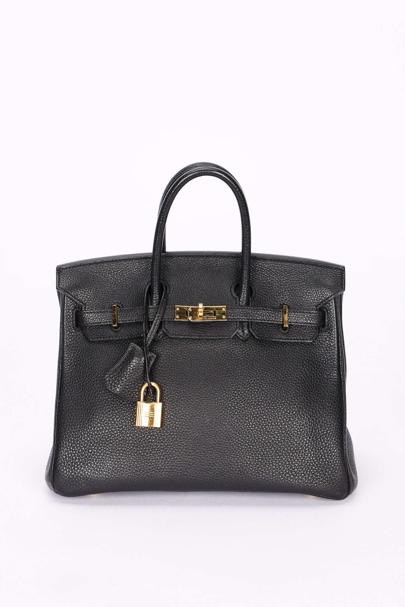 Hermès Birkin 25 Noir Togo Retourne 2009 GHW