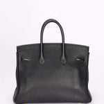 Hermès Birkin 25 Noir Togo Retourne 2009 GHW