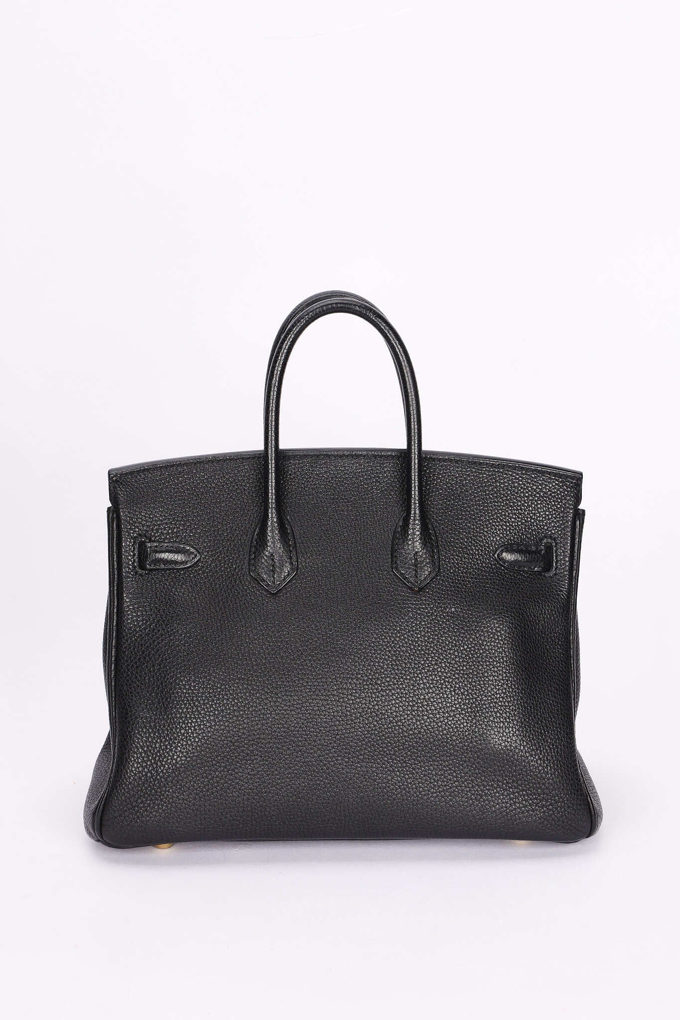 Hermès Birkin 25 Noir Togo Retourne 2009 GHW