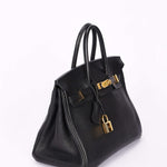Hermès Birkin 25 Noir Togo Retourne 2009 GHW