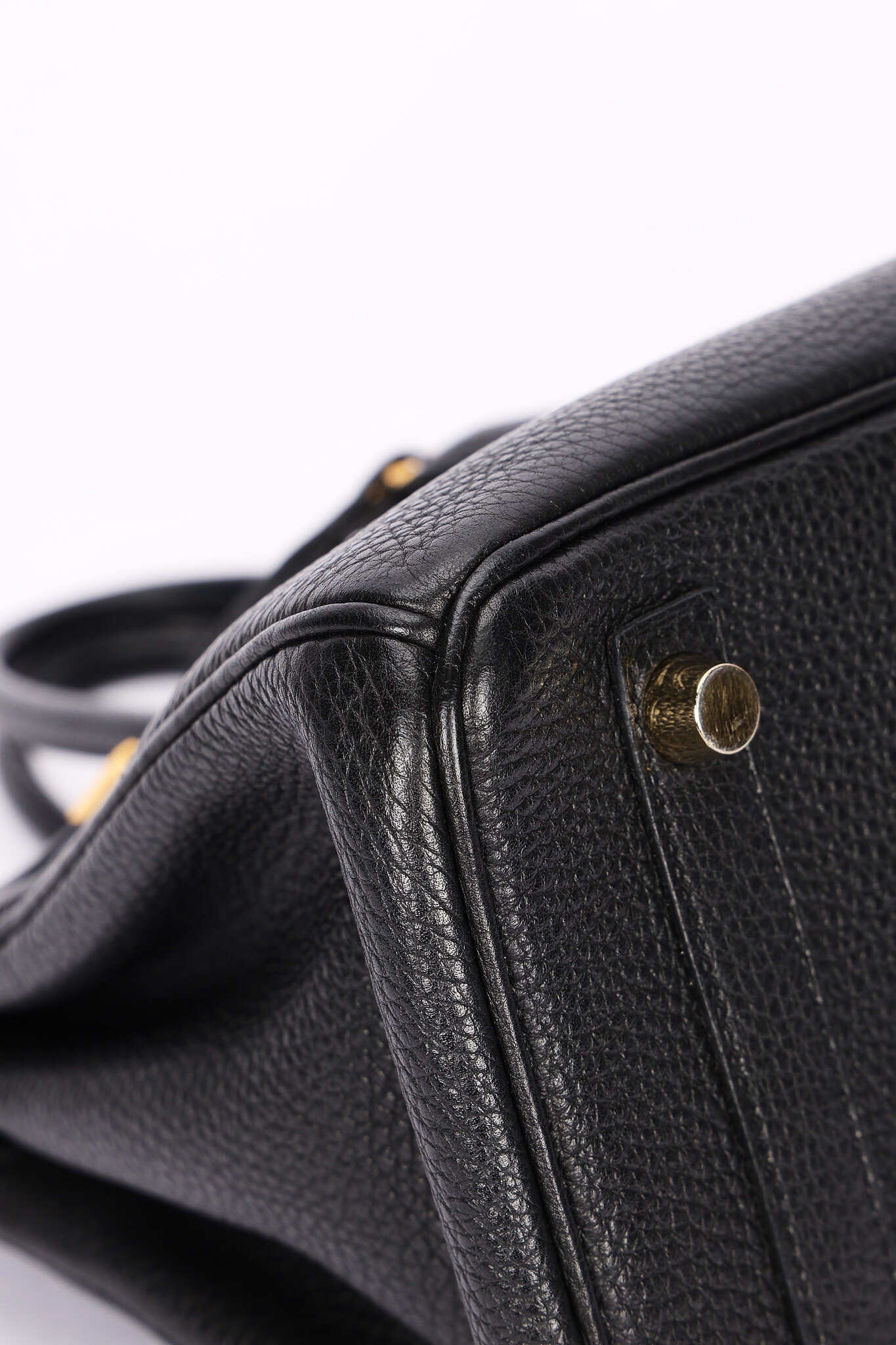Hermès Birkin 25 Noir Togo Retourne 2009 GHW