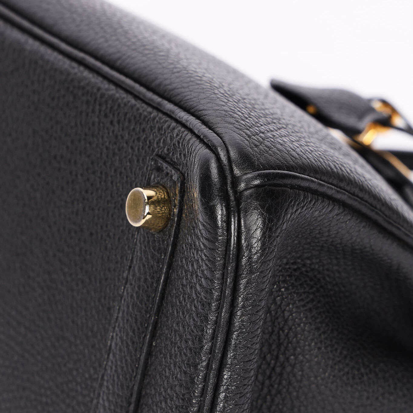 Hermès Birkin 25 Noir Togo Retourne 2009 GHW