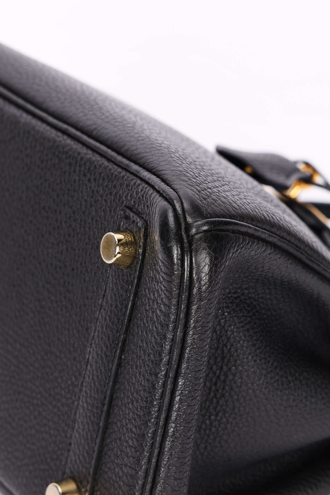 Hermès Birkin 25 Noir Togo Retourne 2009 GHW