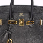 Hermès Birkin 25 Noir Togo Retourne 2009 GHW