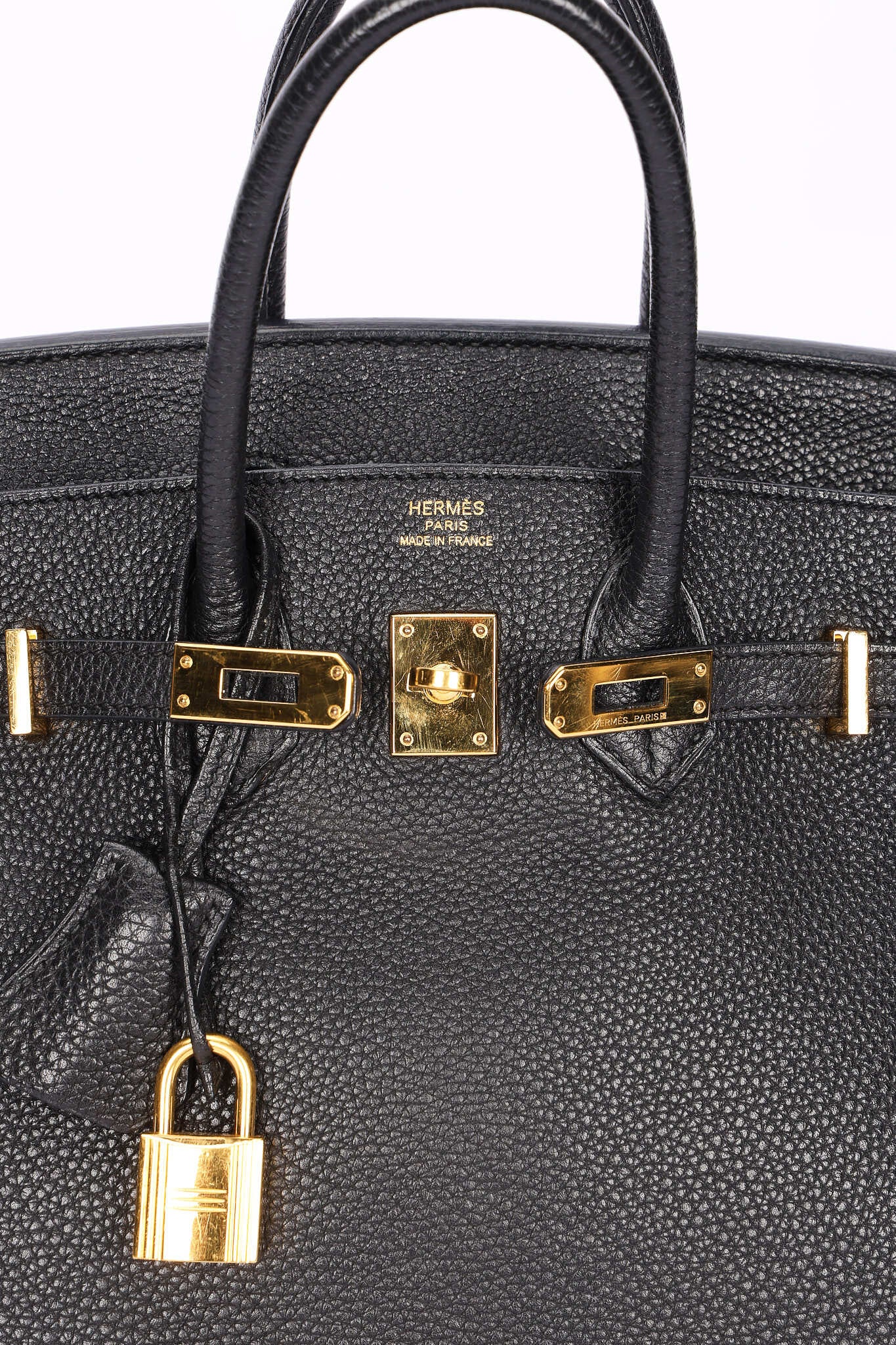 Hermès Birkin 25 Noir Togo Retourne 2009 GHW