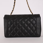 Chanel Medium Diana Flap Black Caviar 24K GP