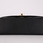 Chanel Medium Diana Flap Black Caviar 24K GP