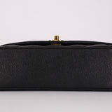 Chanel Medium Diana Flap Black Caviar 24K GP